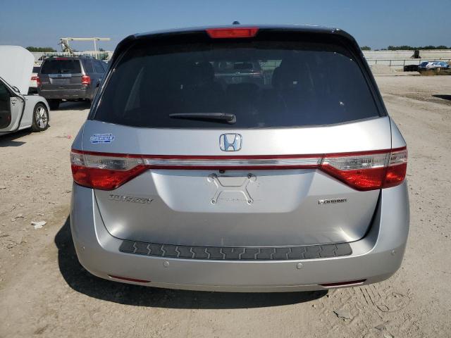 5FNRL5H90DB006466 - 2013 HONDA ODYSSEY TOURING SILVER photo 6