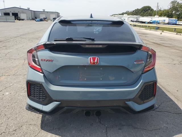 SHHFK7H92JU201254 - 2018 HONDA CIVIC SPORT TOURING BLUE photo 6