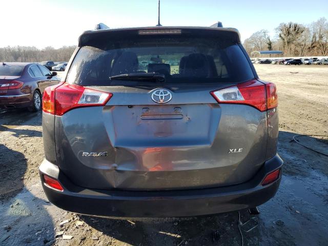 JTMWFREV3EJ015062 - 2014 TOYOTA RAV4 XLE GRAY photo 6