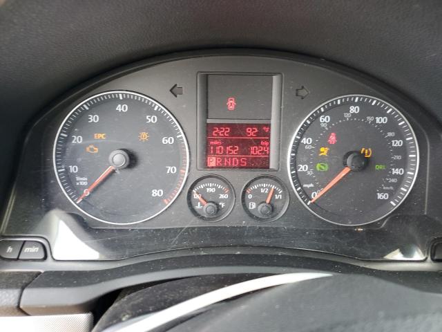 3VWRM71K79M155737 - 2009 VOLKSWAGEN JETTA SE BLACK photo 9