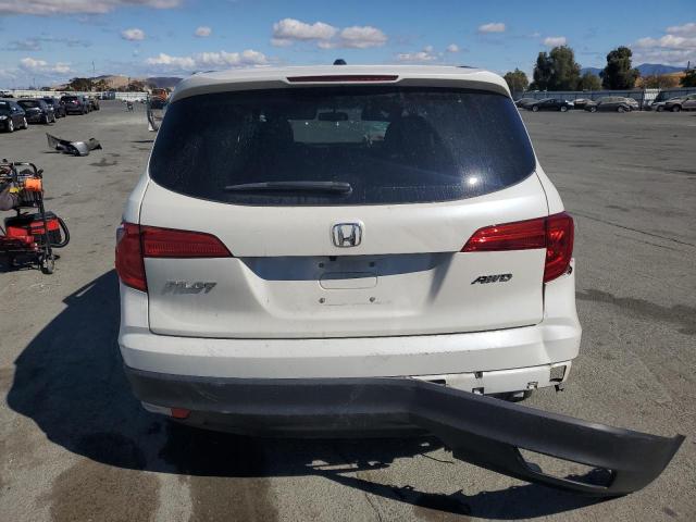 5FNYF6H50JB061789 - 2018 HONDA PILOT EXL თეთრი ფოტო 6