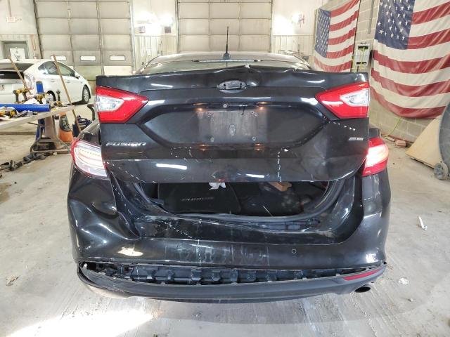 3FA6P0H74FR213653 - 2015 FORD FUSION SE BLACK photo 6