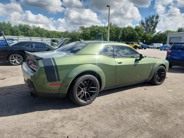 2C3CDZFJ9LH106182 - 2020 DODGE CHALLENGER R/T SCAT PACK GREEN photo 3