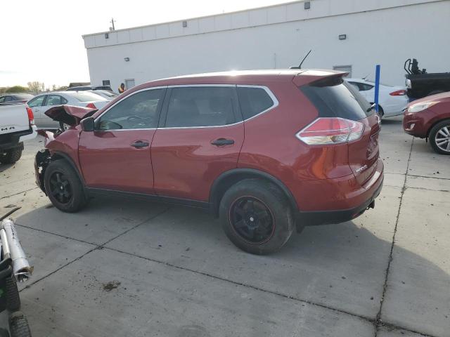 KNMAT2MV4GP737488 - 2016 NISSAN ROGUE S RED photo 2