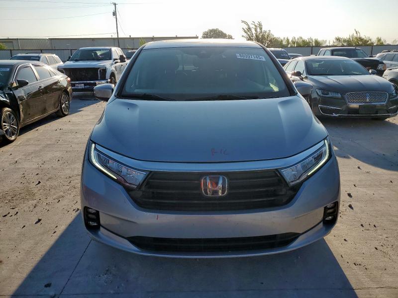 5FNRL6H7XNB031610 - 2022 HONDA ODYSSEY EXL 银色 照片 5