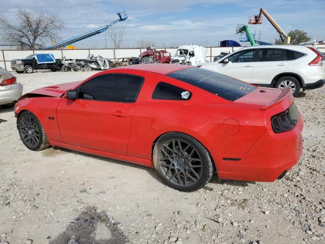 1ZVBP8CF9E5291446 - 2014 FORD MUSTANG GT RED photo 2