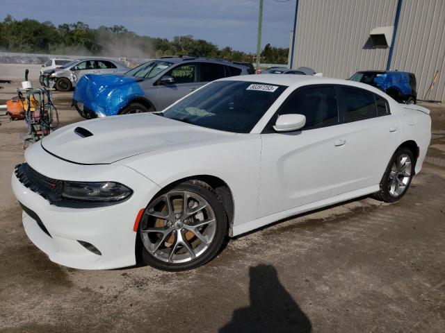 2C3CDXHGXNH145131 - 2022 DODGE CHARGER GT WHITE photo 1