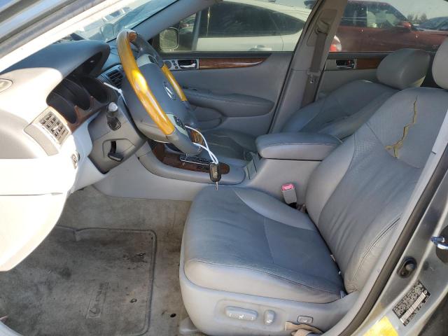 JTHBA30G355077409 - 2005 LEXUS ES 330 GRAY photo 7