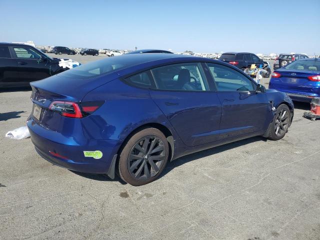 5YJ3E1EA0PF572977 - 2023 TESLA MODEL 3 ლურჯი ფოტო 3