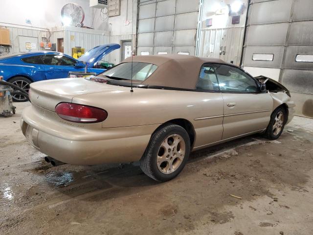 3C3EL55H1XT605140 - 1999 CHRYSLER SEBRING JXI GOLD photo 3