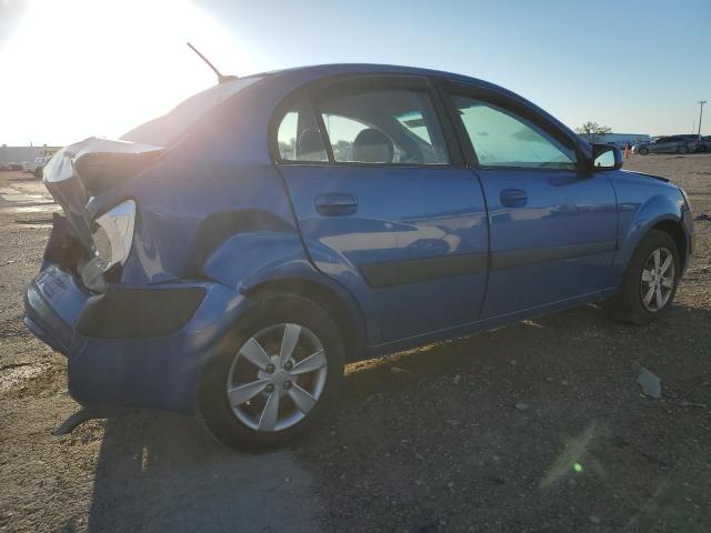 KNADE223596531630 - 2009 KIA RIO BASE BLUE photo 3