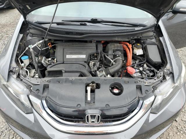 19XFB4F23DE202221 - 2013 HONDA CIVIC HYBRID GRAY photo 11