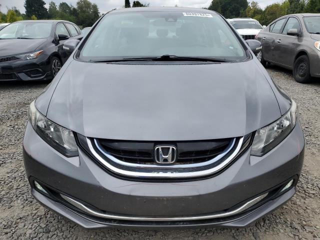 19XFB4F23DE202221 - 2013 HONDA CIVIC HYBRID GRAY photo 5