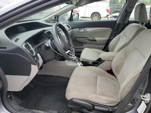 19XFB4F23DE202221 - 2013 HONDA CIVIC HYBRID GRAY photo 7