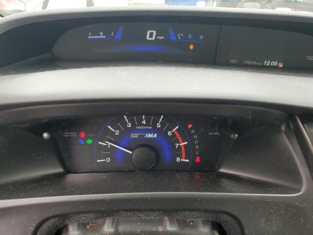 19XFB4F23DE202221 - 2013 HONDA CIVIC HYBRID GRAY photo 9