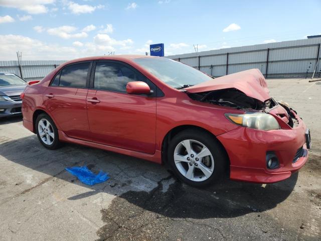 5YFBU4EE8DP219101 - 2013 TOYOTA COROLLA BASE Կարմիր լուսանկար 4