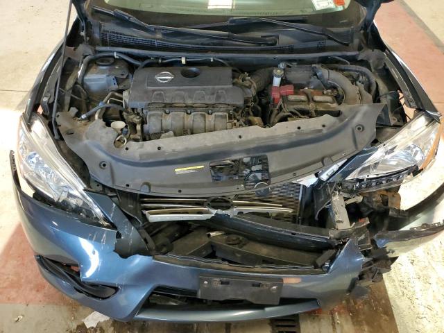 3N1AB7AP6EY298203 - 2014 NISSAN SENTRA S BLUE photo 11