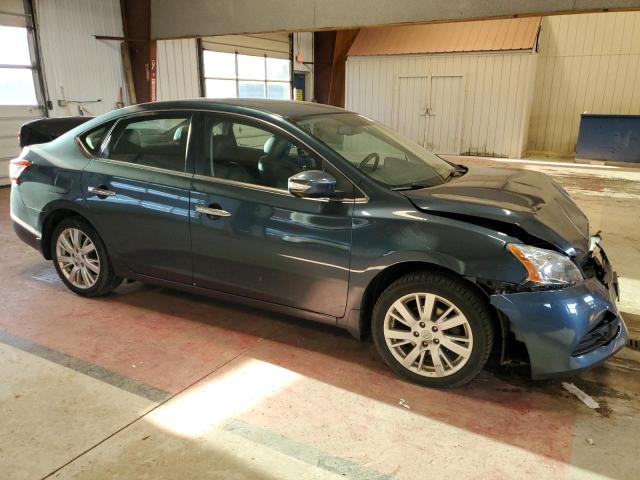 3N1AB7AP6EY298203 - 2014 NISSAN SENTRA S BLUE photo 4