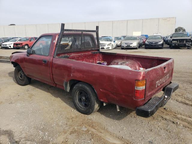 JT4RN81A0L0047077 - 1990 TOYOTA PICKUP 1/2 TON SHORT WHEELBASE MAROON photo 2