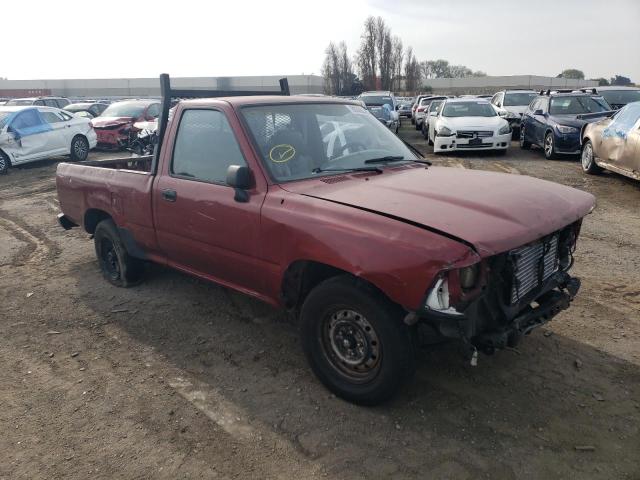 JT4RN81A0L0047077 - 1990 TOYOTA PICKUP 1/2 TON SHORT WHEELBASE MAROON photo 4