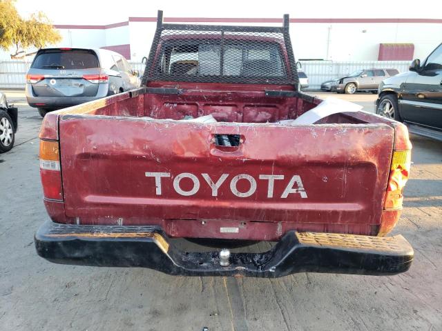 JT4RN81A0L0047077 - 1990 TOYOTA PICKUP 1/2 TON SHORT WHEELBASE MAROON photo 6