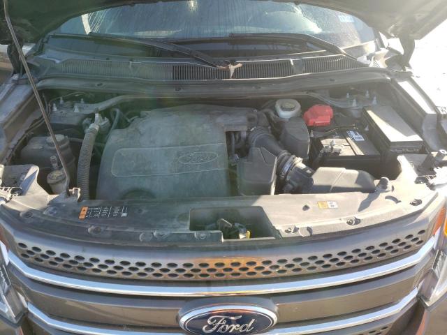 1FM5K7F86FGB72826 - 2015 FORD EXPLORER LIMITED GRAY photo 12