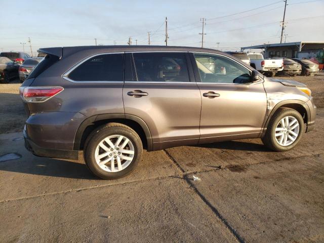 5TDZARFH0FS010524 - 2015 TOYOTA HIGHLANDER LE GRAY photo 3