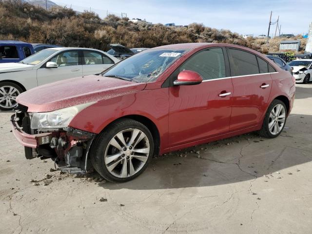 1G1PH5S90B7274673 - 2011 CHEVROLET CRUZE LTZ BURGUNDY photo 1