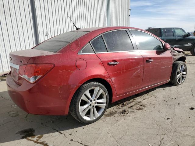 1G1PH5S90B7274673 - 2011 CHEVROLET CRUZE LTZ BURGUNDY photo 3