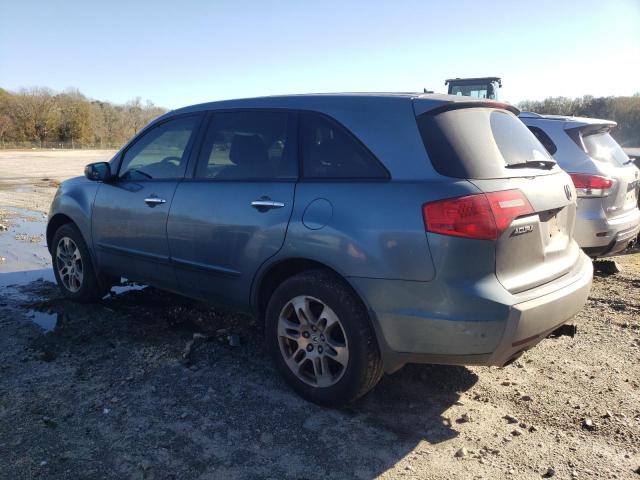 2HNYD28208H547490 - 2008 ACURA MDX BLUE photo 2