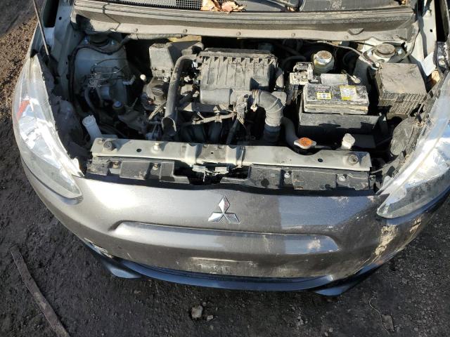 ML32A4HJ9EH002562 - 2014 MITSUBISHI MIRAGE ES GRAY photo 11