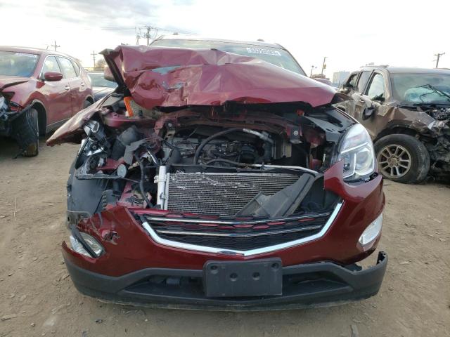 2GNALCEK2H1604535 - 2017 CHEVROLET EQUINOX LT RED photo 5