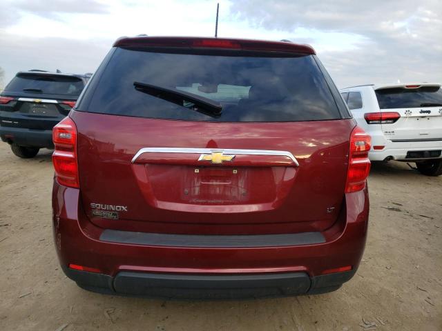 2GNALCEK2H1604535 - 2017 CHEVROLET EQUINOX LT RED photo 6