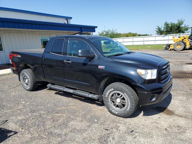 5TFUW5F13BX158615 - 2011 TOYOTA TUNDRA DOUBLE CAB SR5 BLACK photo 4