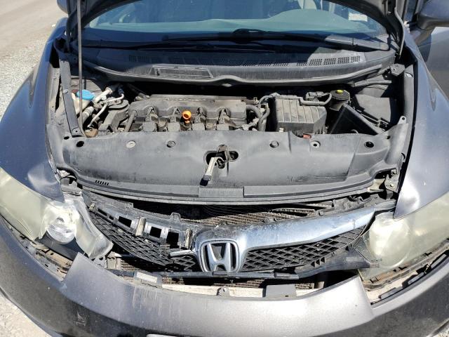 2HGFA1F5XBH527737 - 2011 HONDA CIVIC LX GRAY photo 11