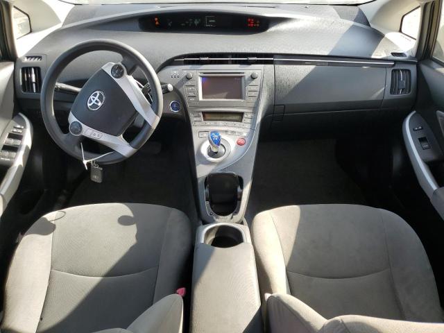 JTDKN3DUXC1551138 - 2012 TOYOTA PRIUS WHITE photo 8