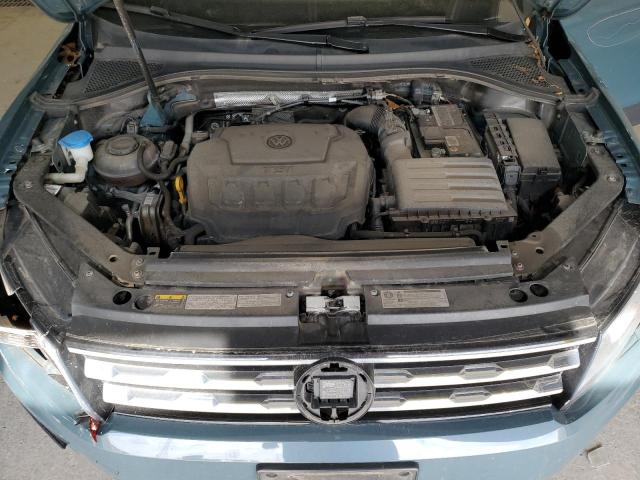 3VV2B7AX4KM128072 - 2019 VOLKSWAGEN TIGUAN SE Azul foto 12