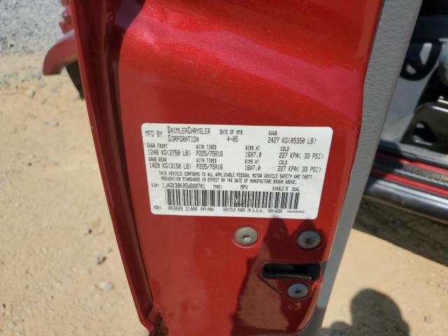 1J4GK38K05W689701 - 2005 JEEP LIBERTY RENEGADE Կարմիր լուսանկար 14