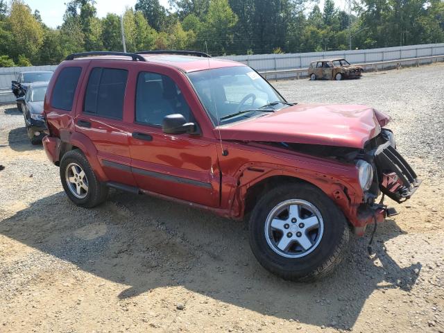 1J4GK38K05W689701 - 2005 JEEP LIBERTY RENEGADE Կարմիր լուսանկար 4