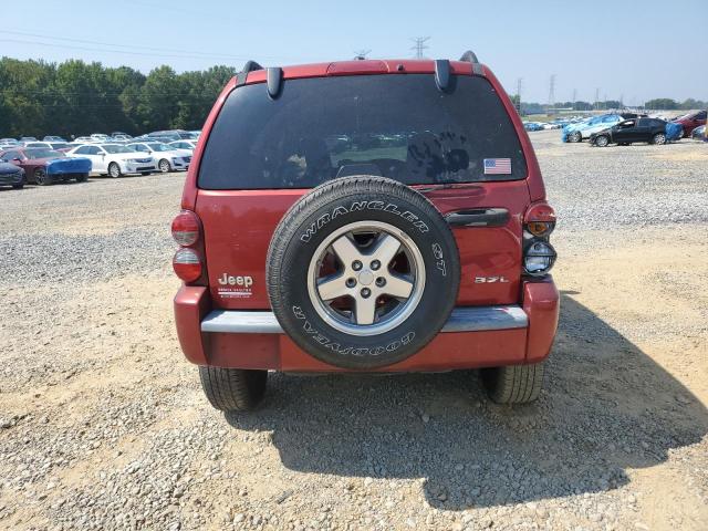 1J4GK38K05W689701 - 2005 JEEP LIBERTY RENEGADE Կարմիր լուսանկար 6