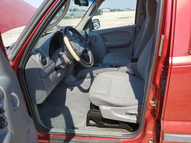 1J4GK38K05W689701 - 2005 JEEP LIBERTY RENEGADE Կարմիր լուսանկար 7