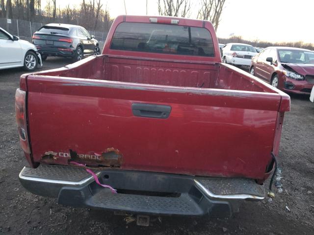 1GCCS148368146383 - 2006 CHEVROLET COLORADO RED photo 6