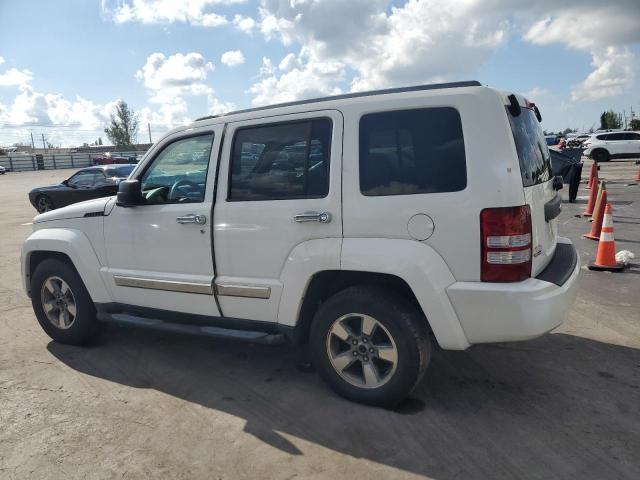 1J8GP28K08W206917 - 2008 JEEP LIBERTY SPORT WHITE photo 2