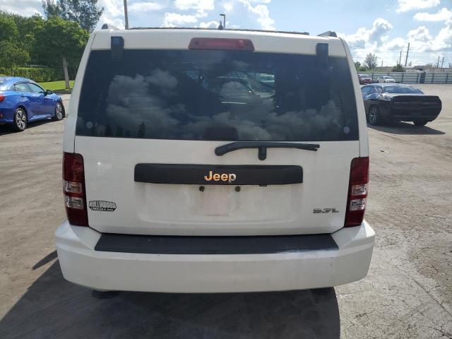 1J8GP28K08W206917 - 2008 JEEP LIBERTY SPORT WHITE photo 6