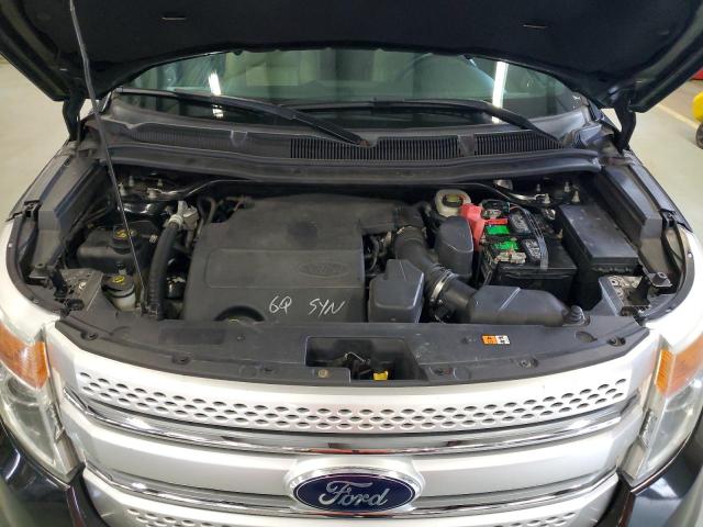 1FM5K8D80FGC53183 - 2015 FORD EXPLORER XLT შავი ფოტო 12