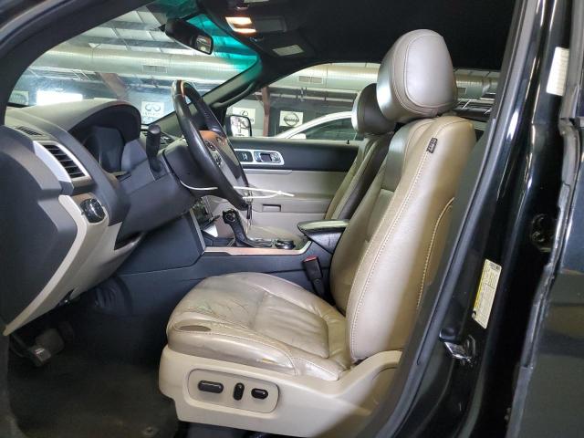 1FM5K8D80FGC53183 - 2015 FORD EXPLORER XLT შავი ფოტო 7
