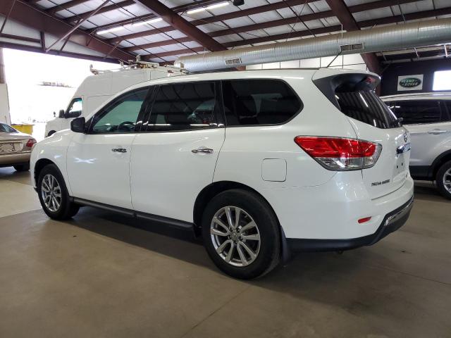 5N1AR2MMXFC634468 - 2015 NISSAN PATHFINDER S WHITE photo 2