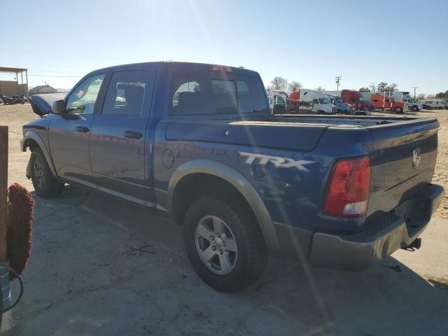 1D3HB13T59J522291 - 2009 DODGE RAM 1500 BLUE photo 2