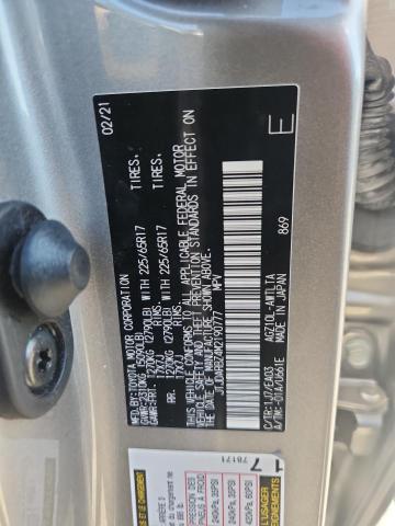 JTJDARBZ4M2190777 - 2021 LEXUS NX 300 BASE GRAY photo 14