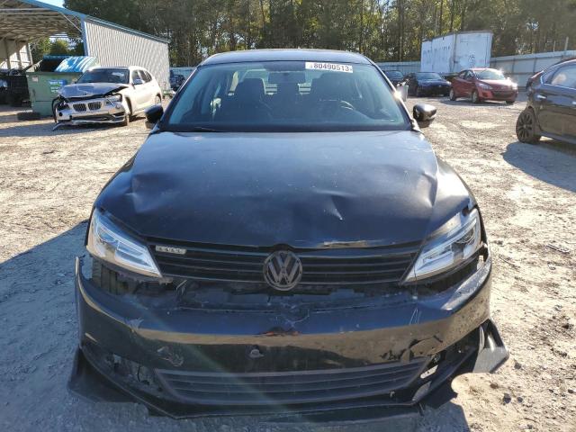 3VWDX7AJXCM335150 - 2012 VOLKSWAGEN JETTA SE BLACK photo 5